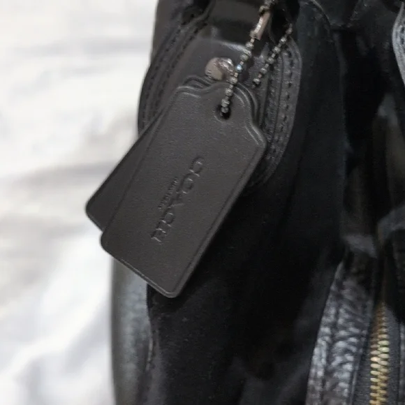 Coach Black Leather Hobo Bag - Picture 6 of 12